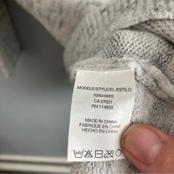 Cloth by RD grey charcoal sweater dress size m - Picture 10 of 10